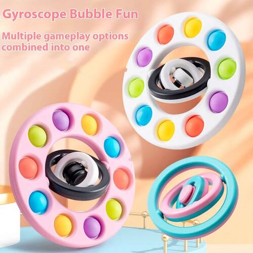 Bubble Wheel Fingertip Gyroscope Flip 3D Adult Sss Relief Ha