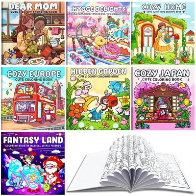 A collection of best-selling adult coloring books | Covering