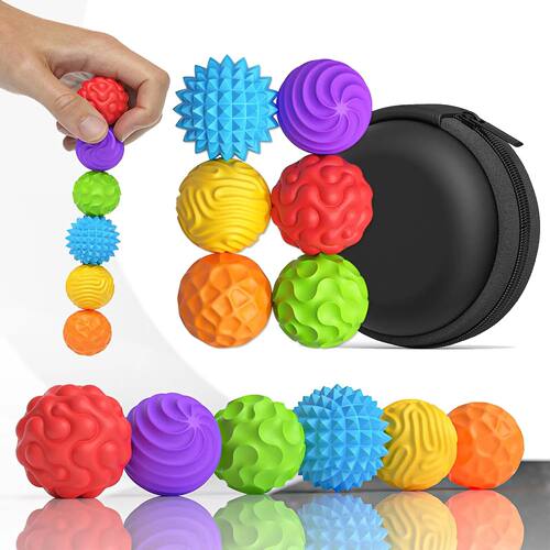 Silicone Magnetic Sensory Balls Fidget Toy Worry Balls Autis