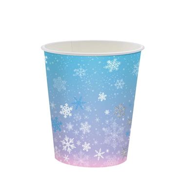 Snowflake Tablecloth Frozen Disposable Tablecover Blue And P