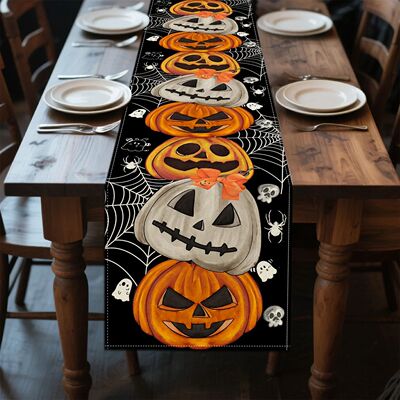 1Pcs Bohemian Halloween Halloween Theme Table Runner Decorat