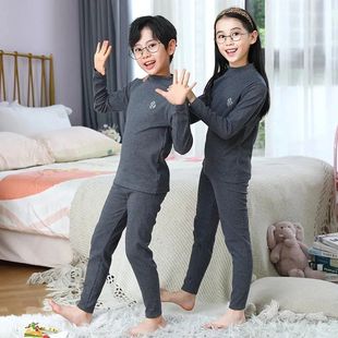 Boy Girl Thermal Sleepwear Sets Kids Autumn Winter Underwear