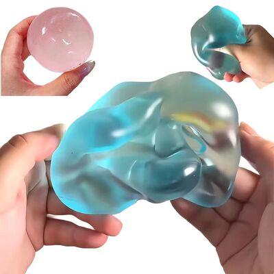 Blue Maltose Squishy Toys Anti Sss Sensory Fidgets Toy Soft