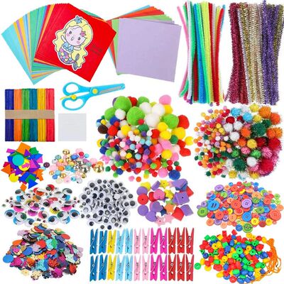 Rainbow Craft Toy Set for Kids DIY Handmade Projects Multipl
