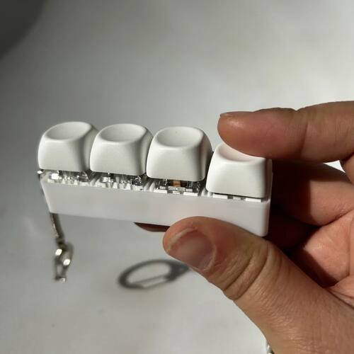 Keyboard Key Fidget Reliver Sss Toys Colorful Keychain Keyca