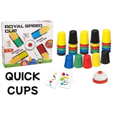 Speed Stacking Cup Plastic Card Game Family Outdoor Indoor S