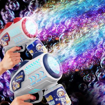 Astronaut Electric Bubble Gun Kids Toy Bubbles Machine Autom