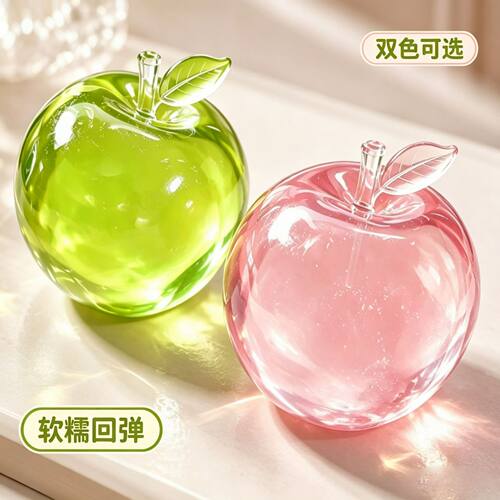 Green Apple Pinch Music Decompression Toy Maltose Apple Vent