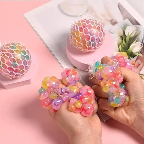 Rainbow Sensory Sss Relief Ball Squishy 3D Fidget Toys for A