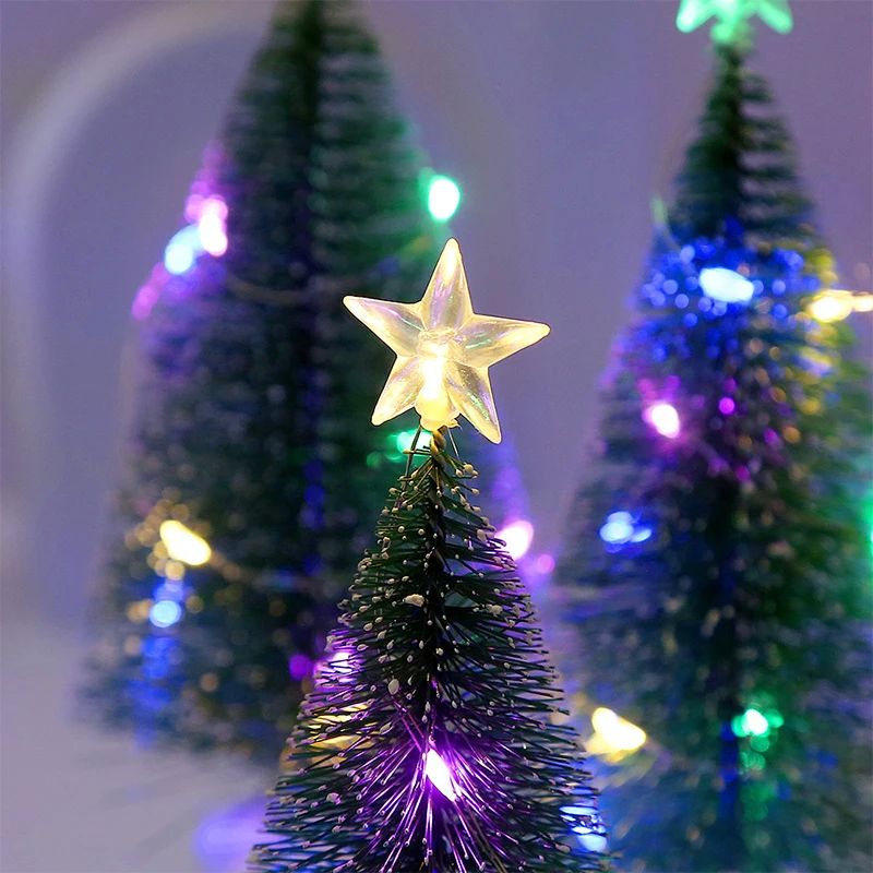 1PC Luminous Mini Christmas Trees Beautiful Small Artificial