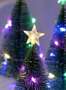 1PC Luminous Mini Christmas Trees Beautiful Small Artificial
