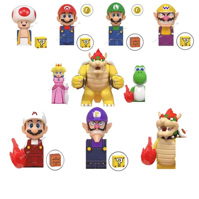 WM6103 Super Marios Games Luigi Yoshi Bowser bros Koopa Kino