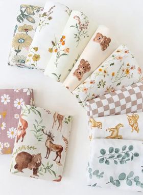 Bamboo Baby Blankets Newborn Muslin Swaddle 120x120 Nursery