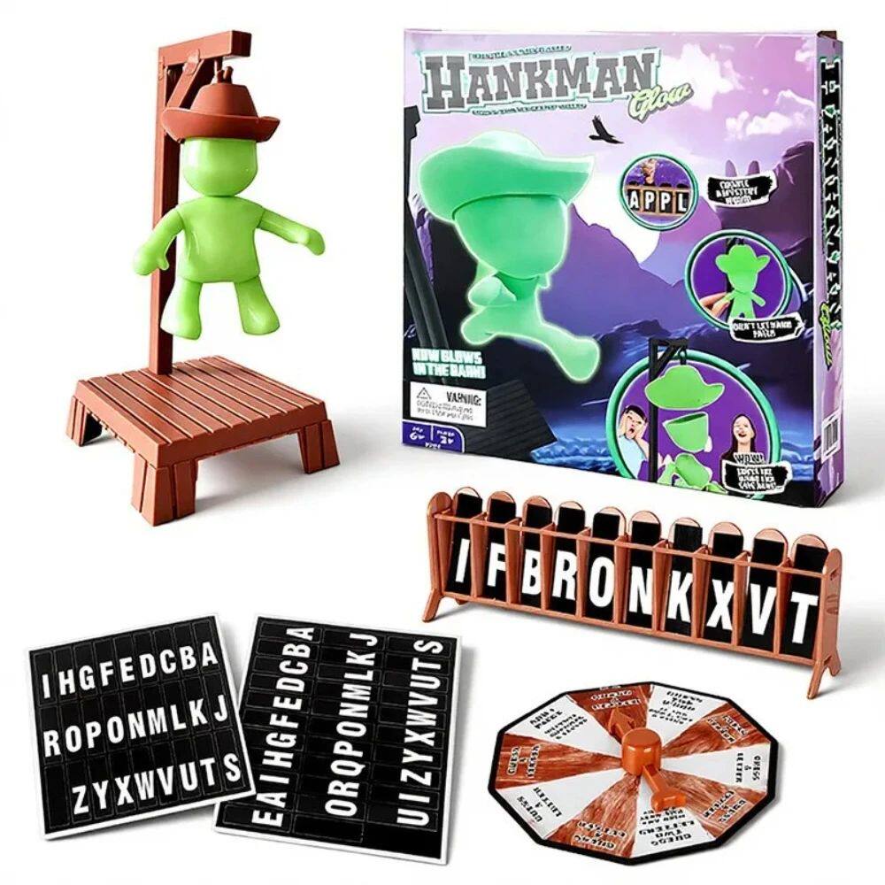 Cowboy Magnetic Hangman Board Games Mystery Guessing Word Be