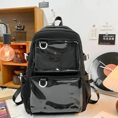 Kawaii Itabag Women  2024 Transparent Backpack Women Large C