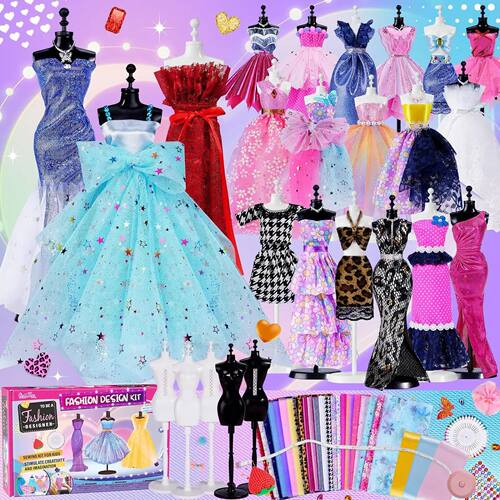 DIY Doll Clothes Craft Kit - Creative Gift for Kids, Handmad