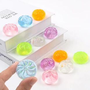 5/50PCS Mini Squishy Dumplings Squeeze Toys Soft Stress Reli