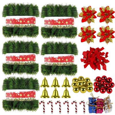50 Feet Christmas Decorative Color Bar Hanging Accessories D