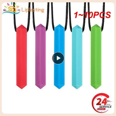 1~10PCS Colors Silicone Baby Teether Autistic Children's Sen
