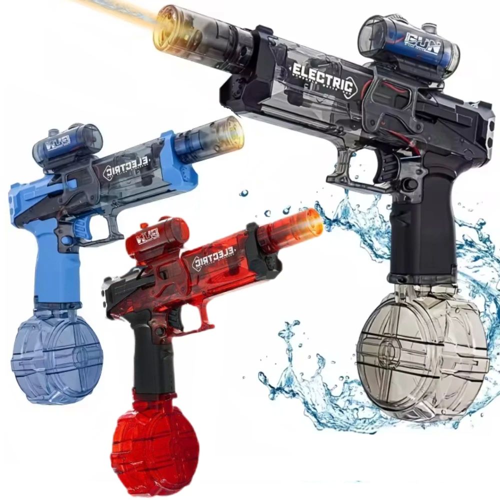 Battle Electric Water Guns，with Gun Muzzle Flame High Capac