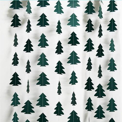 Green Brown Woodland Theme Party Decor Christmas Tree Orname