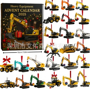 Advent Calendar Heavy 2025 Comes Truck Equipment Christ Fire