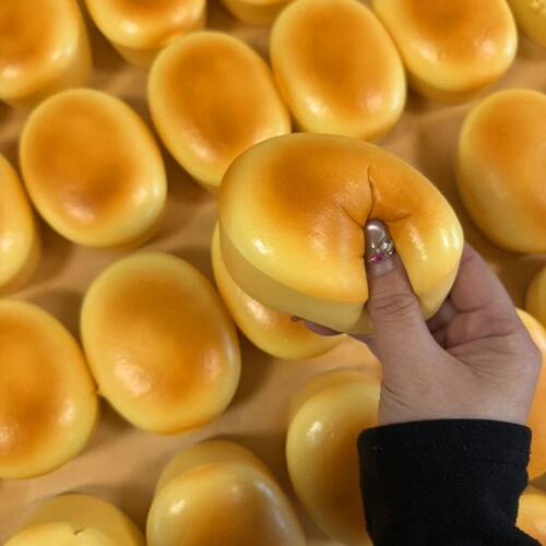 Cheese Cake Squishy Simulation Bread Squeeze Fidget Toy Slow