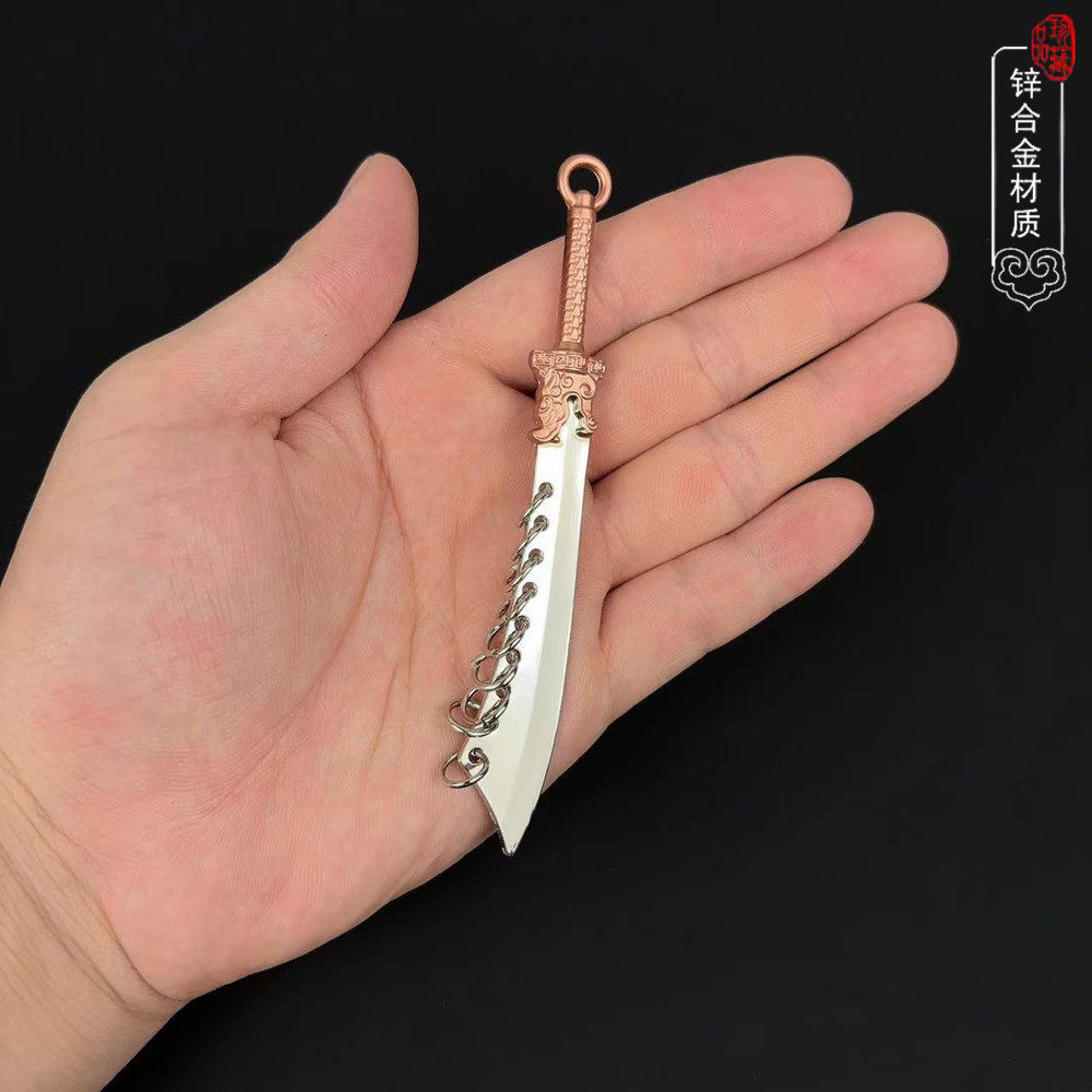 九环刀剑模型剑小型合金图片
