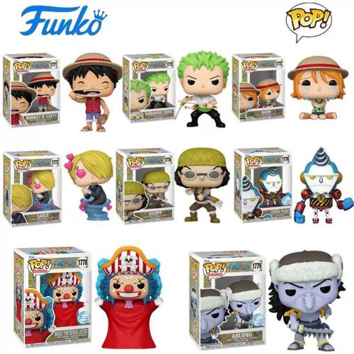 FunkoPOP航海王海贼王联名路飞索隆限定砂糖黄猿巴基周边摆件手办