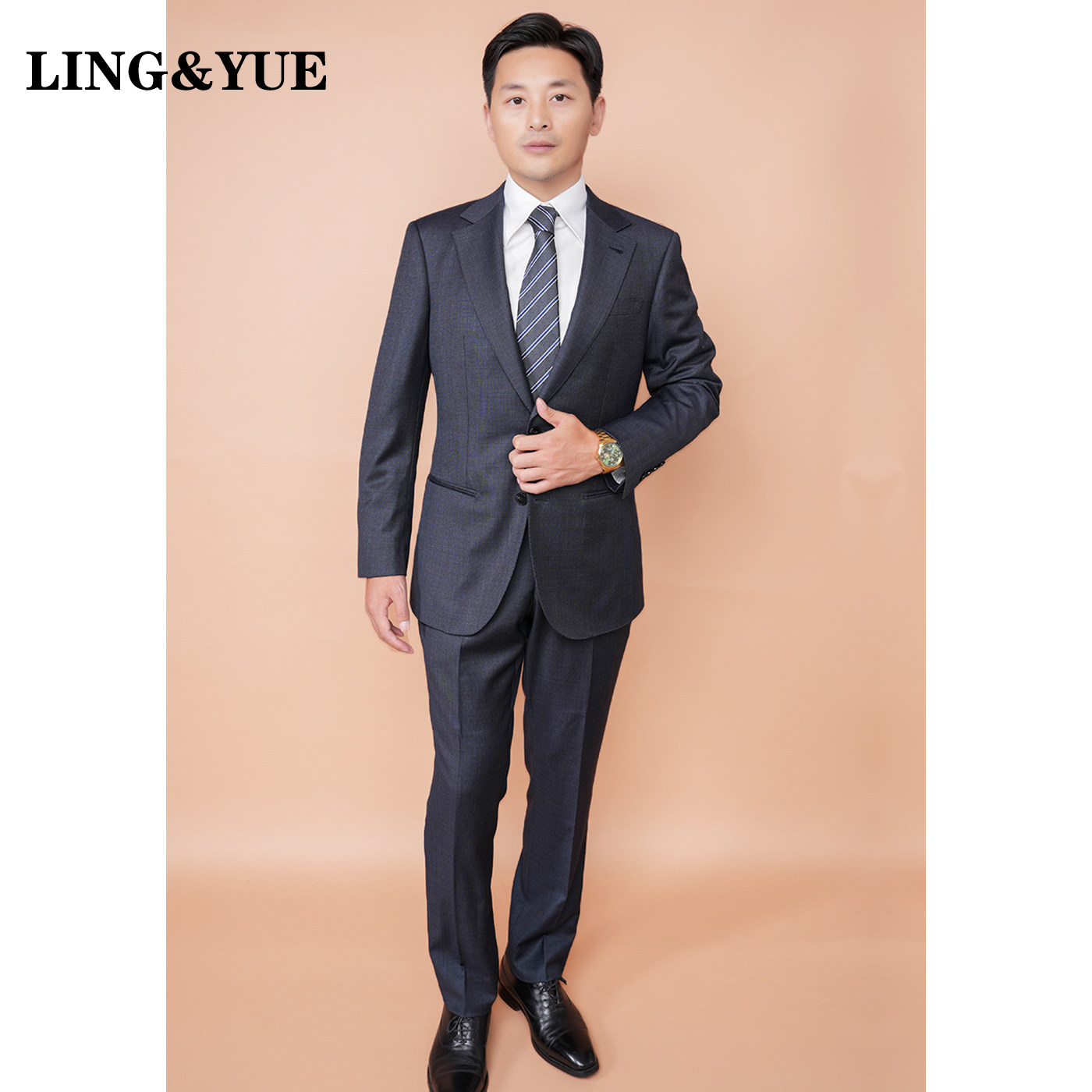 意大利LD手工全羊毛西服套装