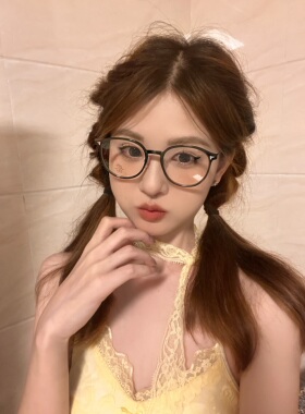 CDLM陈大刘芒 素颜基础框！不挑脸型冷茶色可配度数眼镜框防蓝光