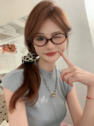 CDLM陈大刘芒 ins博主同款！可配度数眼镜搞怪日常女款眼镜架tr90