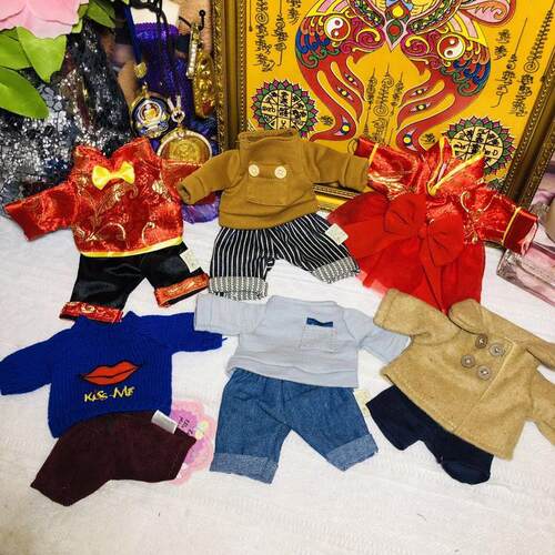 泰国牌牌贡品贡奉还院西装服装男套装許愿礼物摆件衣服多款包邮