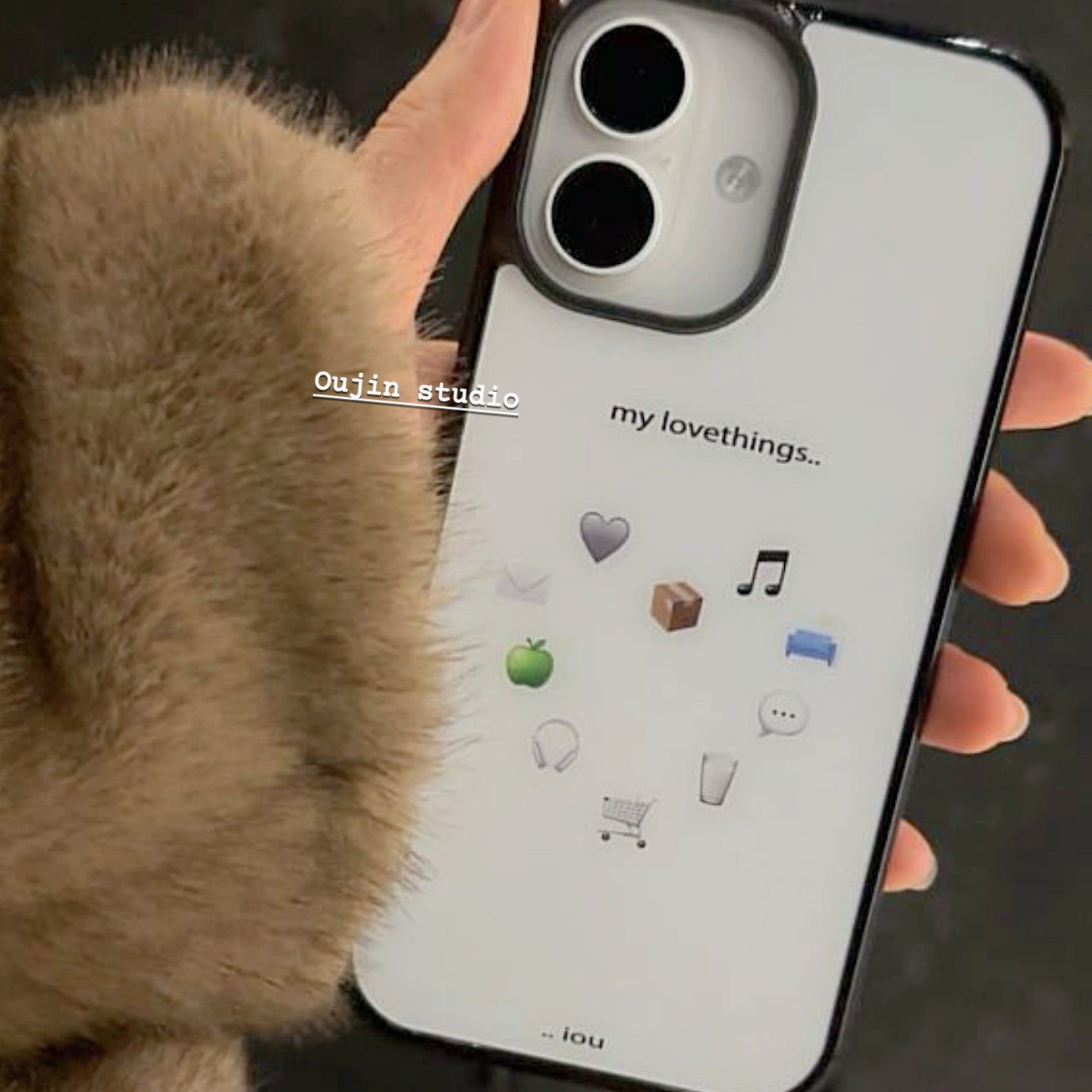 iPhone透明手机壳可爱卡