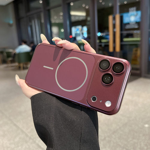 秒变18大视窗适用于iPhone18PROMAX电镀磁吸手机壳苹果17pro镜头膜16高级感防摔保护套15pm精孔全包13/14情侣
