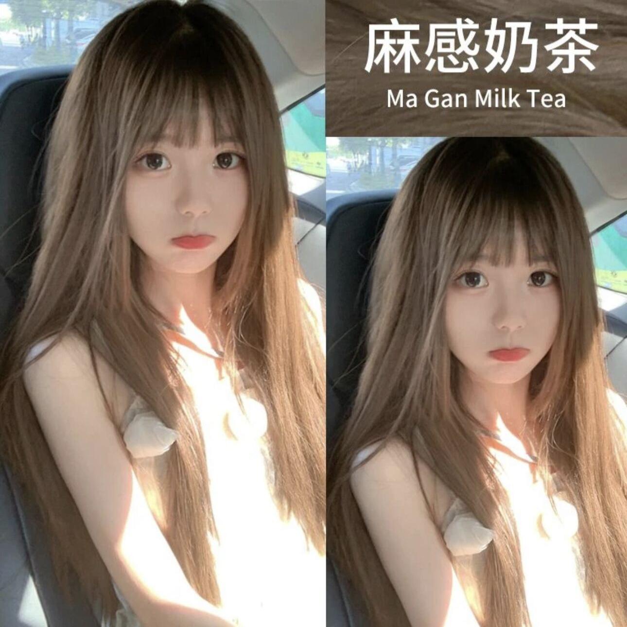 莱雅遐茶色染发膏2025流行色榛果灰棕染发剂不用漂头女纯显白植物