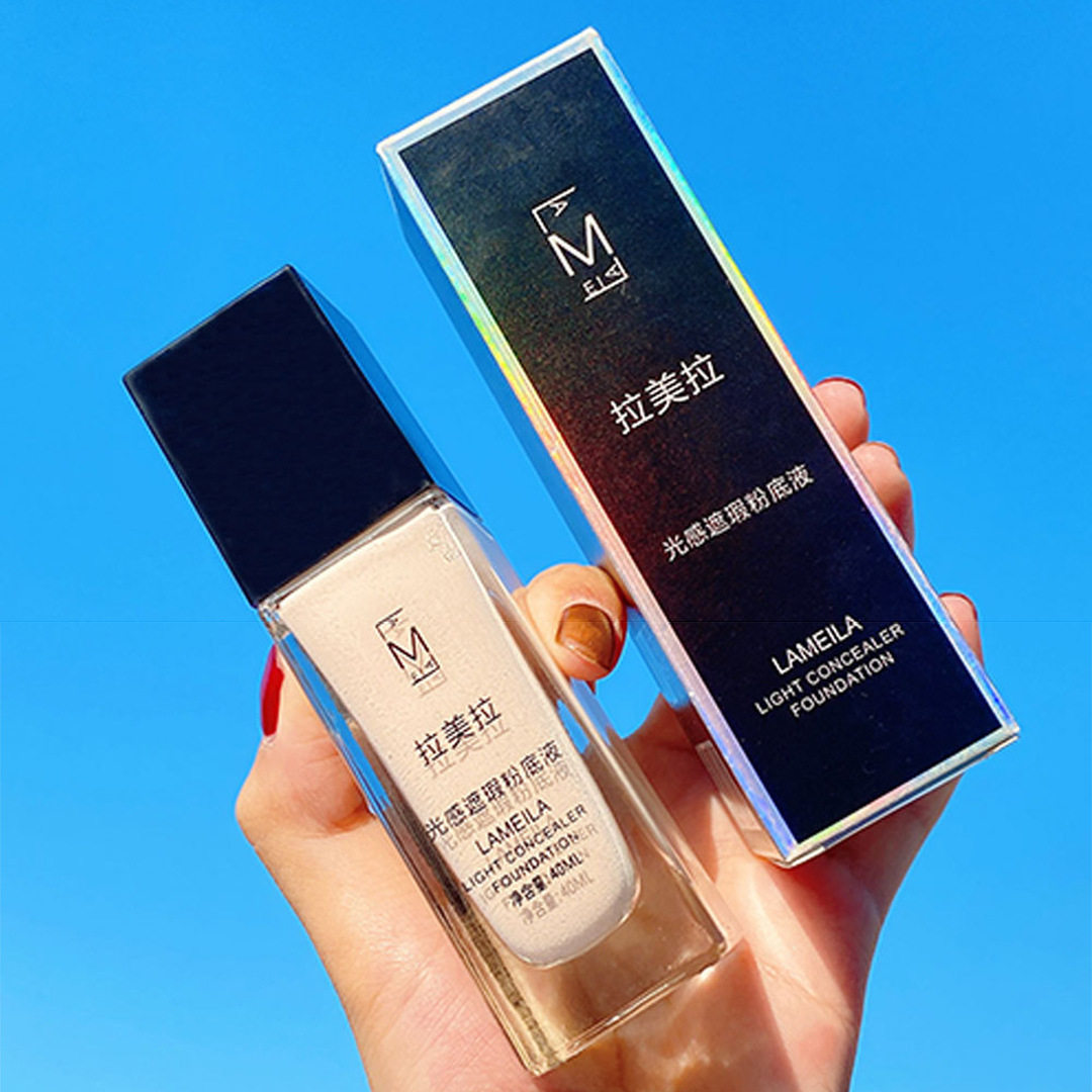 莱雅遐热销货源拉美拉粉底液奶油肌BB霜清透提亮打底修容隔离乳粉