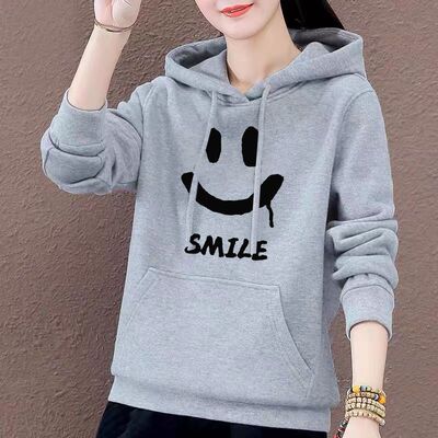 厚宽松休闲连帽卫衣百搭