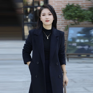 香姐轻奢定制毛呢外套中长款呢子羊毛大衣女秋冬季外套女秋款风衣