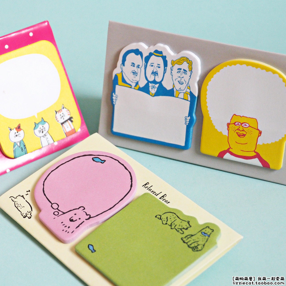 日本可爱卡通便条纸清仓