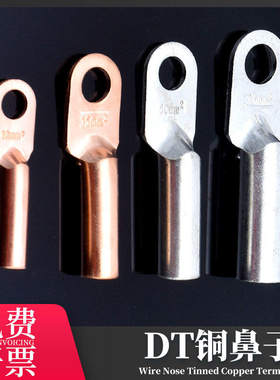 DT紫铜鼻子接线端子国标厂标
