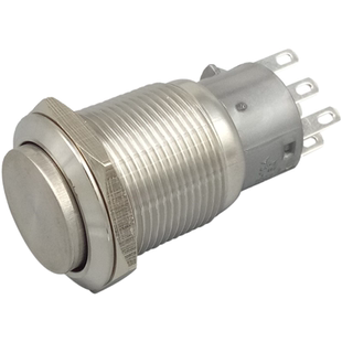 22mm 2开2闭金属按钮开关汽车改装 圆形按键四路6脚两开两闭16