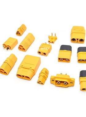 MR30/XT60插头公/母头XT30 XT90U XT60H测试连接器大电流航模接头