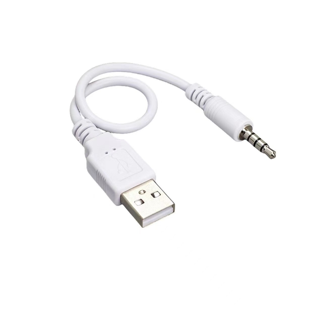 耳机公数据数据线充电mm3.5数据插头USB音频转充电蓝牙mp3接口