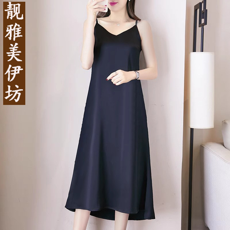 吊带连衣裙女夏中长款
