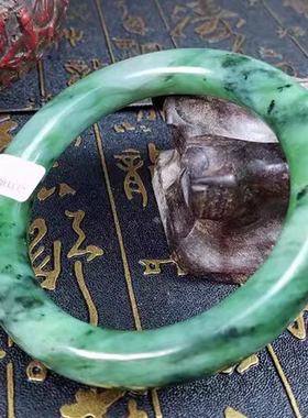 处理价手镯和田玉寻顾菠菜绿碧玉