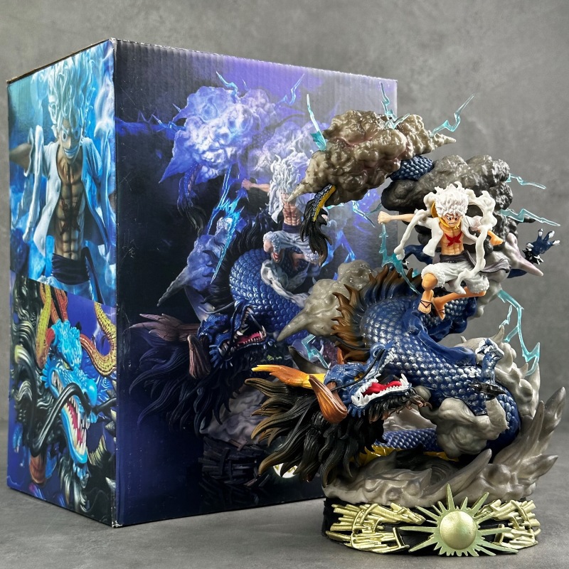 海贼王尼卡路飞VS龙凯多动漫手办