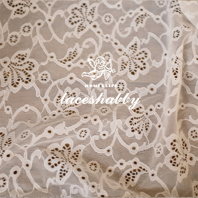 法国进口古法列维斯蕾丝leaves lace手工DIY高定法蕾丝花边-286