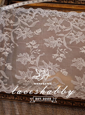 法国国宝级古法列维斯蕾丝leaves lace手工DIY高定蕾丝花边-006