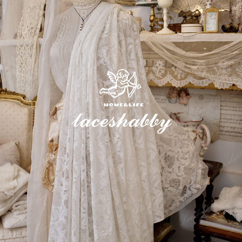 法国进口古法列维斯蕾丝leaves lace手工DIY高定法蕾丝花边-293